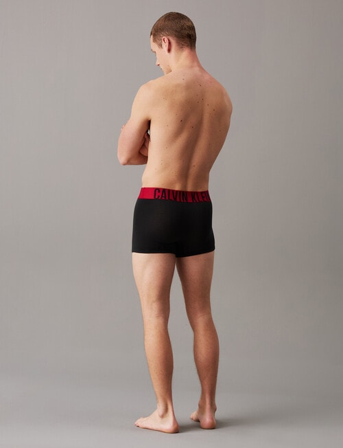 Calvin Klein Intense Power Cotton Trunk, 3-Pack, Black product photo View 03 L