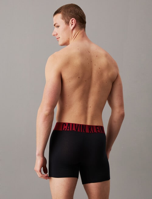 Calvin Klein Intense Power Cotton Boxer Brief, 3-Pack, Black product photo View 03 L