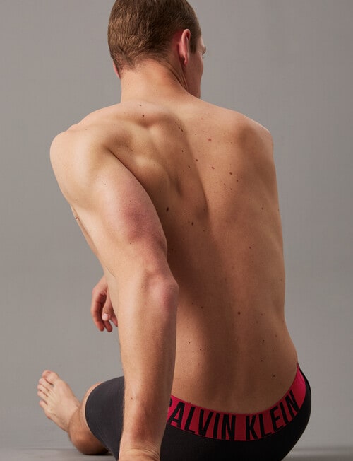 Calvin Klein Intense Power Cotton Boxer Brief, 3-Pack, Black product photo View 04 L