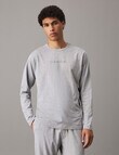 Calvin Klein Modern Cotton Long Sleeve Top, Grey Heather product photo
