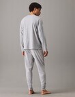 Calvin Klein Modern Cotton Long Sleeve Top, Grey Heather product photo View 03 S