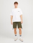 Jack & Jones Cole Tucker Cargo Short, Olive Night product photo View 02 S