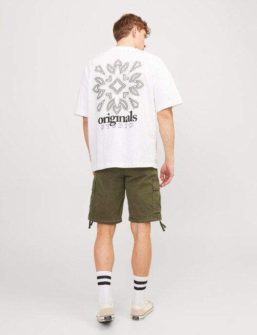 Jack & Jones Cole Tucker Cargo Short, Olive Night product photo View 03 L