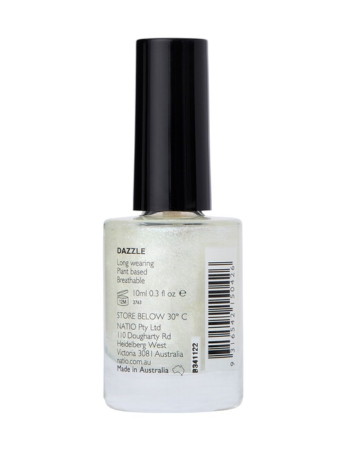 Natio Top Coat & Nail Colour, Dazzle, 10ml product photo View 02 L
