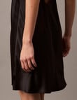 Calvin Klein Essential Lace Chemise, Black Beauty, XS-L product photo View 05 S