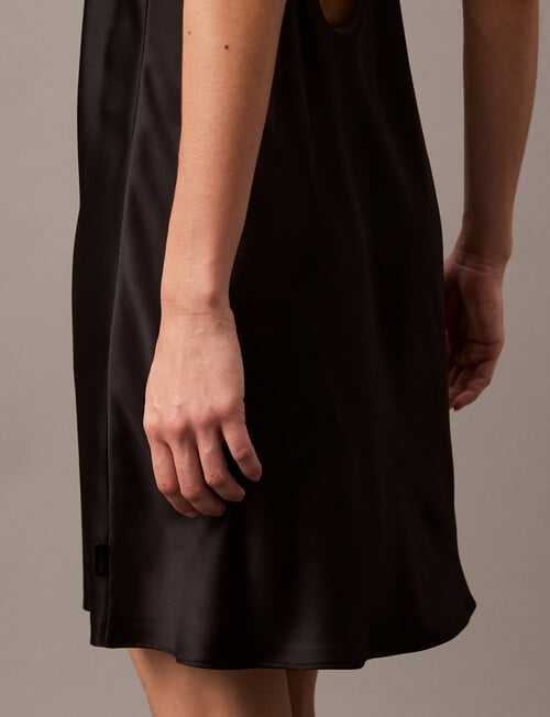 Calvin Klein Essential Lace Chemise, Black Beauty, XS-L product photo View 05 L