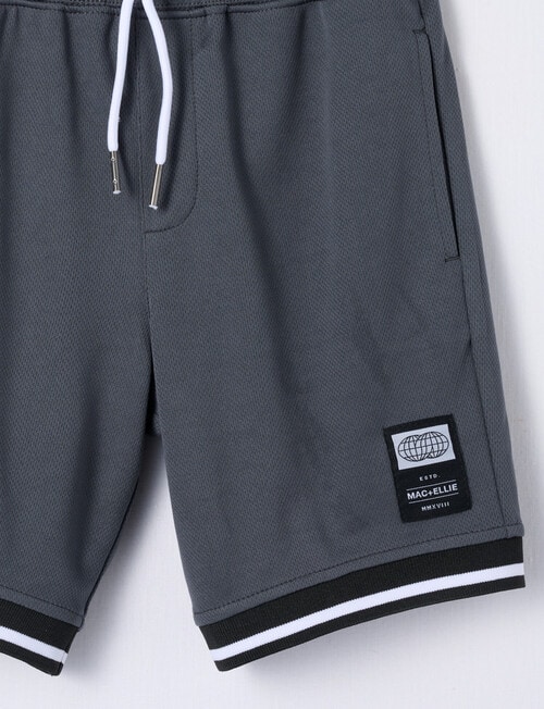 Mac & Ellie Knit B Ball Short, Grey product photo View 03 L