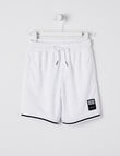 Mac & Ellie Knit B Ball Short, White product photo