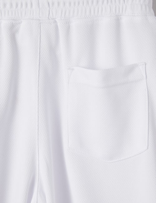 Mac & Ellie Knit B Ball Short, White product photo View 02 L