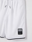 Mac & Ellie Knit B Ball Short, White product photo View 03 S
