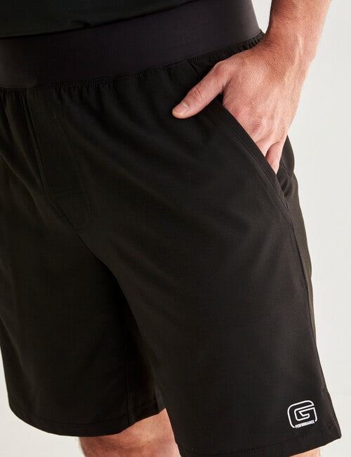 Gym Equipment Performance Short, Black product photo View 04 L