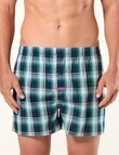 Mitch Dowd Doggy Woven Boxer, 3-Pack, Blue & Green product photo View 02 S