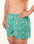 Mitch Dowd Doggy Woven Boxer, 3-Pack, Blue & Green product photo View 04 S