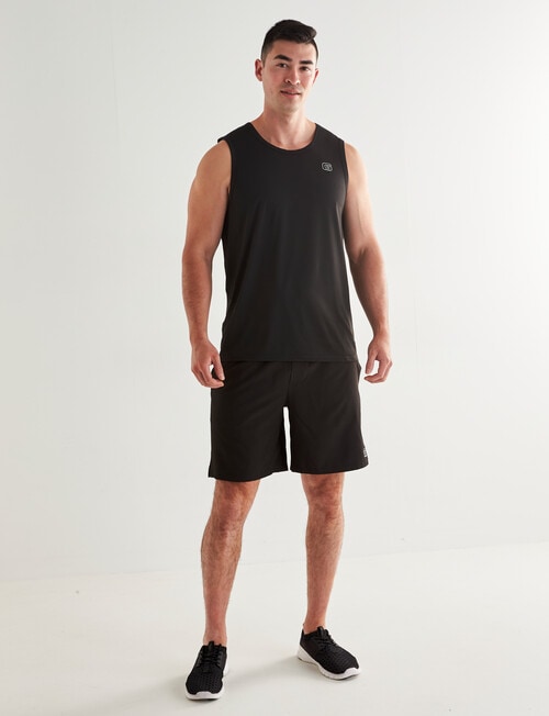 Gym Equipment Performance Singlet, Black product photo View 03 L