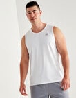 Gym Equipment Performance Singlet, White product photo