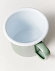 Falcon Enamelware Retreat Mug, 350ml, Green Combo product photo View 02 S