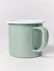 Falcon Enamelware Retreat Mug, 350ml, Green Combo product photo View 03 S