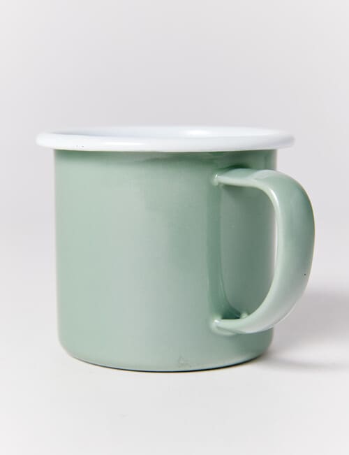 Falcon Enamelware Retreat Mug, 350ml, Green Combo product photo View 03 L