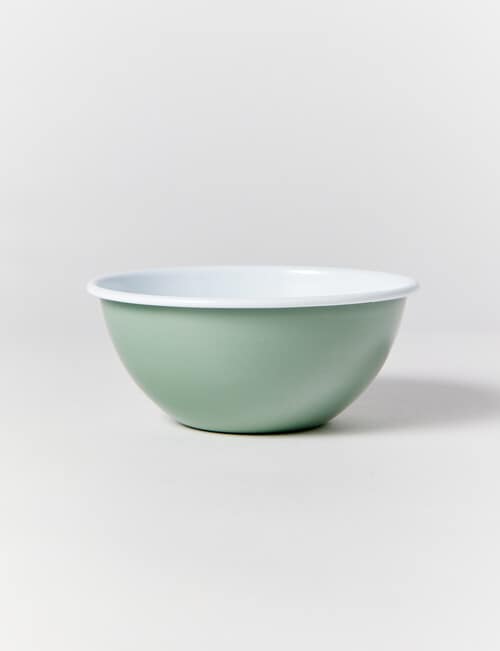 Falcon Enamelware Retreat Bowl, 16cm, Green Combo product photo View 02 L
