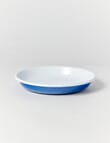 Falcon Enamelware Retreat Plate, 24cm, Blue Combo product photo