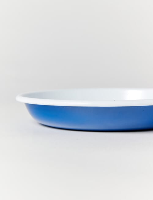 Falcon Enamelware Retreat Plate, 24cm, Blue Combo product photo View 03 L