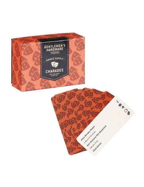 Gentlemen's Hardware Charades Game product photo View 02 L