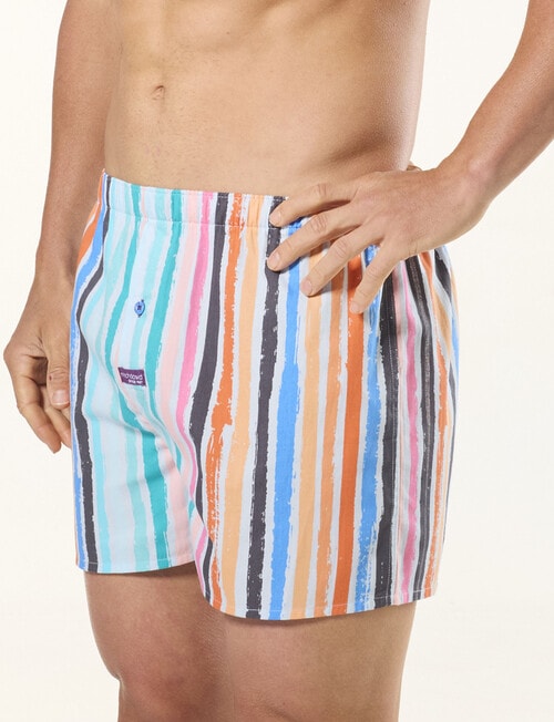 Mitch Dowd Miami Cocktail Cotton Boxer Short, 3-Pack, Blue, Assorted product photo View 04 L