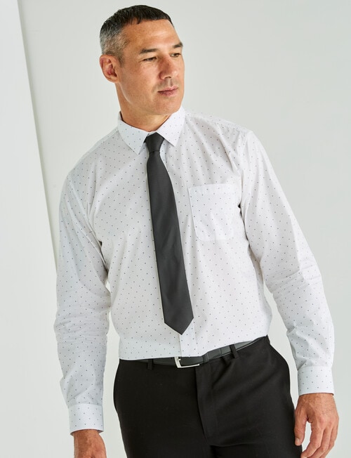 Chisel Rapids Ditsy Long Sleeve Shirt, White product photo
