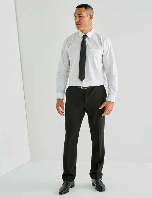 Chisel Rapids Ditsy Long Sleeve Shirt, White product photo View 03 L