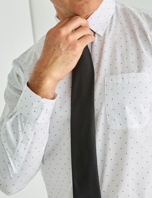 Chisel Rapids Ditsy Long Sleeve Shirt, White product photo View 04 L