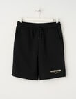 No Issue St Germain Knit Shorts, Black product photo