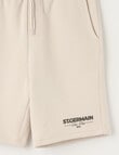 No Issue St Germain Knit Shorts, Stone product photo View 03 S