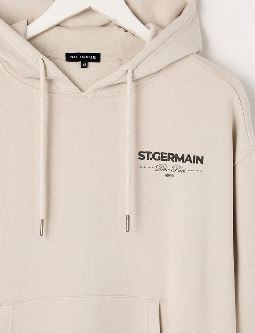 No Issue St Germain Oversize Hoodie, Stone product photo View 03 L