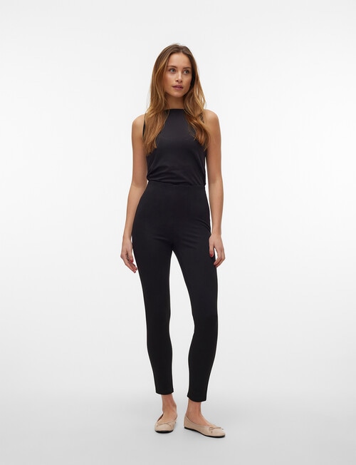 Vero Moda Augusta Slim Pant, Black product photo View 05 L