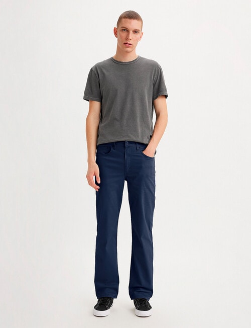 Levis 516 Straight Jeans, Navy product photo