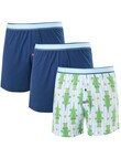 Mitch Dowd Crocodile Cotton Knit Boxer Short, 3-Pack, Assorted product photo