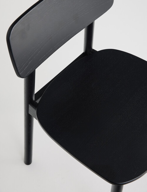 LUCA Furniture Palma Dining Chair, Black product photo View 04 L