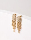 Harlow Chandelier Sparkle Earrings, Gold Tone product photo View 02 S
