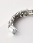 Harlow Double Layer Sparkle Bracelet, Silver Tone product photo View 02 S