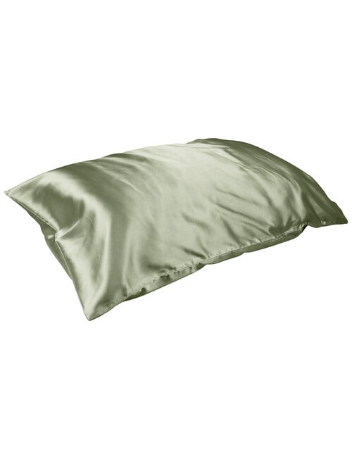 Simply Essential Satin Pillow Slip, Moss product photo View 02 L