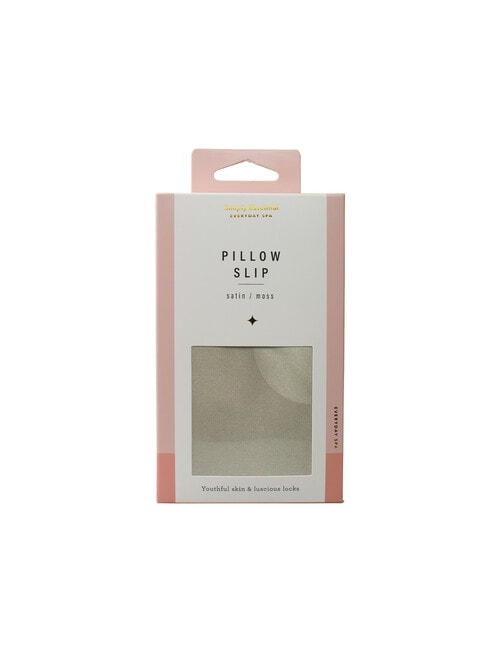 Simply Essential Satin Pillow Slip, Moss product photo View 03 L