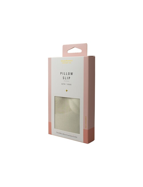 Simply Essential Satin Pillow Slip, Moss product photo View 04 L