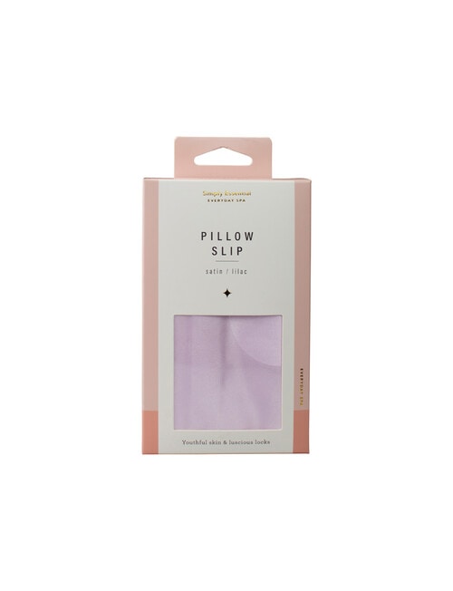 Simply Essential Satin Pillow Slip Lilac product photo View 03 L