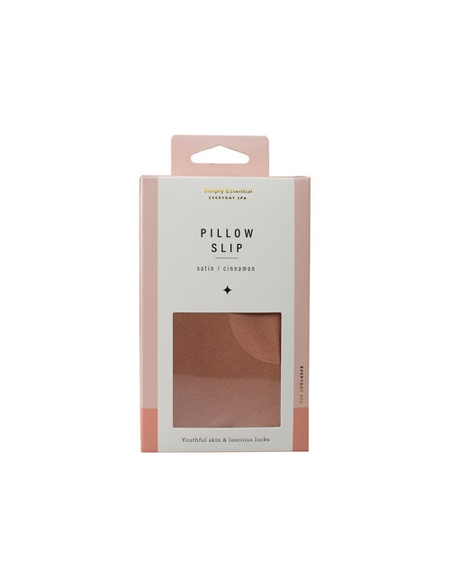 Simply Essential Satin Pillow Slip, Cinnamon product photo View 03 L
