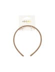Adorn by Mae Matte Satin Headband, Gold product photo