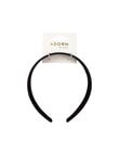 Adorn by Mae Matte Satin Headband, Black product photo