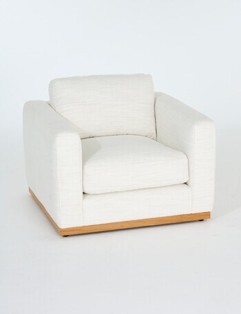 LUCA Furniture Verona Fabric Chair, Pearl product photo