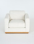 LUCA Furniture Verona Fabric Chair, Pearl product photo View 03 S