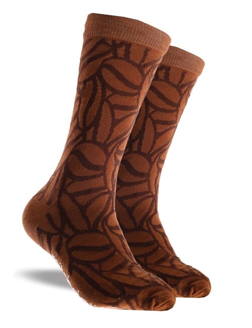 Mitch Dowd Latte Cotton-blend Crew Sock, 3-Pack, Brown product photo View 03 L