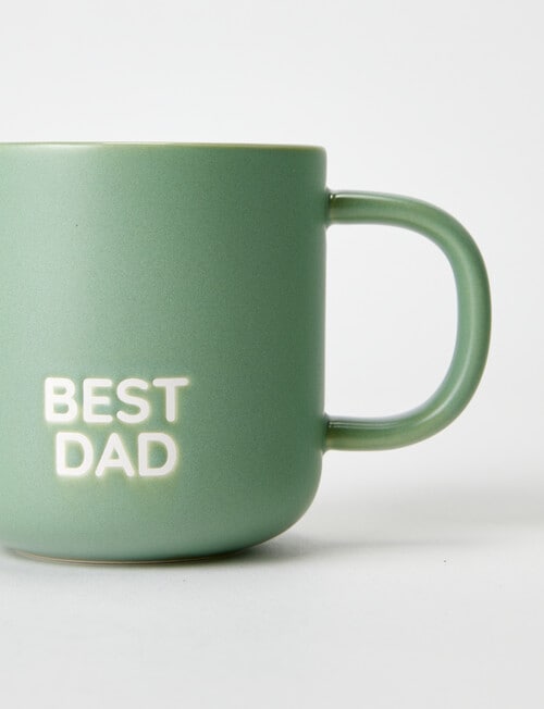 Amy Piper Best Dad Noa Mug, 450ml, Green product photo View 02 L
